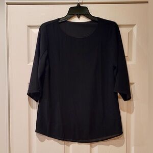 Elegant Black Women's Top size small